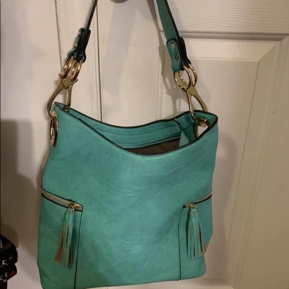 Turquoise purse